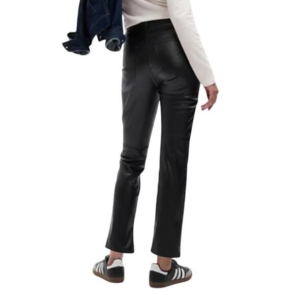 GAP Black leather pants - Picture 2 of 12